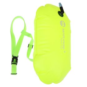 Inflatable Swim Buoy; Swim Float Bag/Airbag/tow Float/buoyancy For Open Water Swimming (Color: YELLOW)