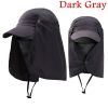 1pc Unisex Sun Shadow; Outdoor Mountaineering Sun Visor; Fisherman Hat; Fishing Cap; Fast Drying Cap